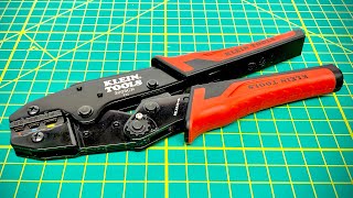 Klein Tools 3005CR Ratcheting Crimper [upl. by Ahsemik896]