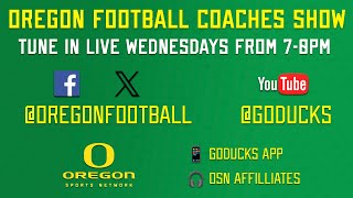 Oregon Football Coaches Show 91124 [upl. by Tap73]