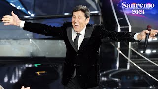 Sanremo 2024  Gianni Morandi canta quotCera un ragazzoquot [upl. by Kacerek683]