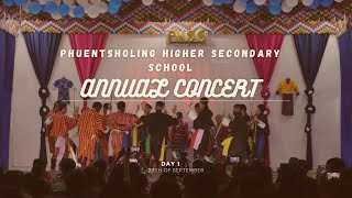 SCHOOL ANNUAL CONCERT  PHUENTSHOLING HIGHER SECONDARY SCHOOL [upl. by Noseaj]