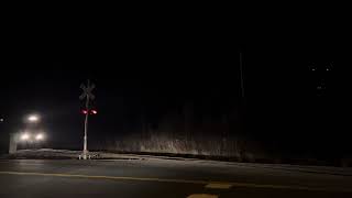 Night train on the Groveton branch  Vermont Rail System [upl. by Enicul]