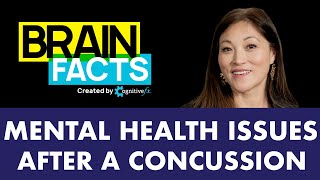 Mental Health Issues After a Concussion  Brain Facts shorts [upl. by Lisk]