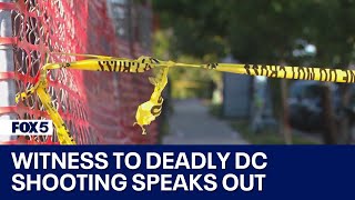 City Under Siege Witness to deadly Northwest DC shooting speaks out [upl. by Morna79]