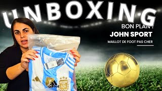 UNBOXING MAILLOT DE FOOT 😱😱😱⚽️ [upl. by Ji253]