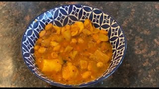 Sweet potato curry with peanuts [upl. by Alyakcm]