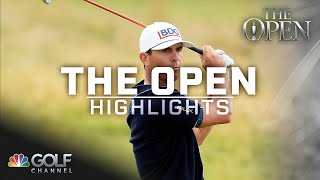 The Open Championship 2024 Highlights Round 2s top shots from the iconic par 3 8th  Golf Channel [upl. by Groveman]