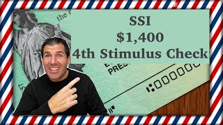 SSI 1400 4th Stimulus Check Update  Supplemental Security Income [upl. by Rawdan376]