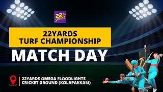 22 YARDS TURF Championship  STRIDE RIDERS VS SOUTH INDIAN BUSINESS CORP  22YARDS OMEGA GROUND [upl. by Elie731]