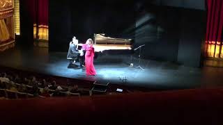 Ainhoa Arteta  Roger Vignoles Teatro de la Zarzuela 10122018Primera propina [upl. by Publius]