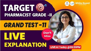 LIVE  GRAND TEST 11 WHITEBOARD LEARNING [upl. by Aitsirk]