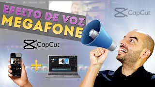 EFEITO MEGAFONE Como fazer a voz natural ficar igual a de uma MEGAFONE Gratuito no Celular e PC [upl. by Reemas]