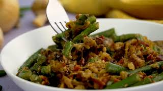 Crock Pot Healthy Green Bean Casserole From Scratch DairyFree [upl. by Eniluqaj]