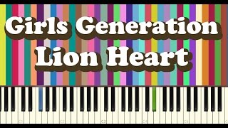 소녀시대Girls Generation  Lion Heart piano cover [upl. by Nalid]