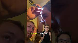 Retirando Metal da Testa com Imã 😱🧲medcina medico enfermagem saude enfermeiro enfermagem ima [upl. by Curr336]