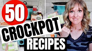 50 Cheap amp Easy Slow Cooker Recipes  CROCKPOT MARATHON  SLOW COOKER MARATHON [upl. by Haymes822]