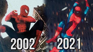 La EVOLUCIÓN del BALANCEO de SPIDERMAN en el CINE [upl. by Anyahs]