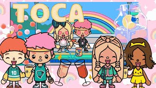 I met my first love in a cafe  Toca Life Stories  Toca Boca [upl. by Earlie]