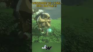 Lynel vs Meteo wizzrobe Epic battle  totk shorts [upl. by Halika]