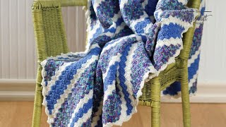 How to Crochet Easy Corner to Corner Afghan C2C [upl. by Oiralih756]