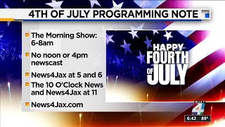 Rain and storms end for the night 4th of July Forecast [upl. by Annahaj]