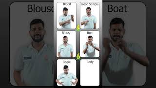 Vocabulary words from B  Part 7 in Indian Sign Language ISL By PHIN Deaf [upl. by Cerveny]