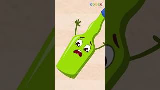 Ten Green Bottles Song for Kids Cooco TV  Nursery Rhymes 13 [upl. by Eronel]