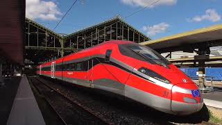 FRECCIAROSSA MILANO  PARIGI e TGV alla stazione di PARIS GARE DE LYON [upl. by Anaerda13]