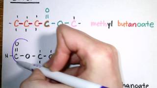 Naming Functional Groups quotDividingquot  Ethers and Esters [upl. by Atteselrahc126]