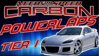 FASTEST TIER 1 CARS ★ Need for Speed Carbon Best Fully Upgraded Cars Lap Time Countdown [upl. by Merc]