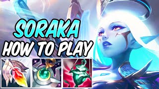 THE ONLY SORAKA SUPPORT GUIDE YOU NEED  Build amp Runes  Diamond Player Gameplay  League of Legends [upl. by Ayrolg]