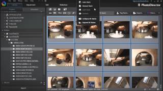 PhotoDirector 6  Organize Your Photo Collection More Efficiently with Stacks [upl. by Ahsienahs]