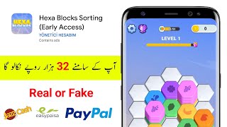 Hexa Blocks Sorting App Se Pasie kaise nikaalen Hexa Blocks Sorting App Withdrawal  Hexa Blocks [upl. by Sheeran]