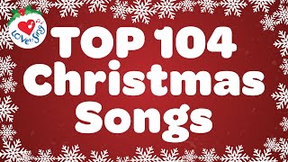 Top 104 Christmas Songs and Carols with Lyrics 🌟🎄 Best Christmas Song Playlist 5 Hours [upl. by Alim]