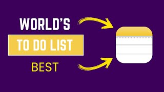 The Worlds Best To Do List App Youll Be Surprised [upl. by Nitsej966]