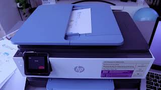 How To Scan With HP Officejet Pro Printer Print Save PDF and Share To Email [upl. by Toscano]