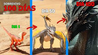 SOBREVIVÍ 100 DÍAS como DRAGÓN DINOSAURIO LEGENDARIO en ARK Ascended HARDCORE Evolución a Anciano [upl. by Eimaraj558]