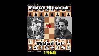 Zwischenzug and 2 perplexing Knight sacrifices Mikhail Botvinnik vs Mikhail Tal [upl. by Ennairej]