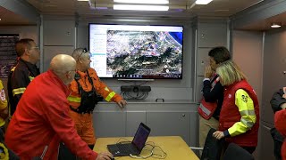 Reunión de las autoridades en el PMA del incendio de Montitxelvo Valencia [upl. by Center]