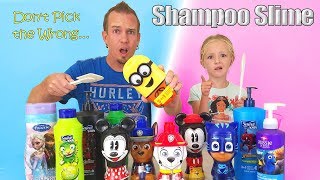 Dont Choose the Wrong Shampoo Slime Challenge [upl. by Cud]