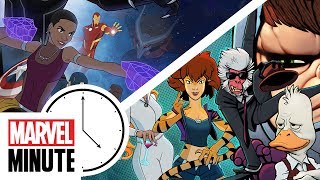 4 new Marvel TV shows on Hulu more Black Panthers Quest and more  Marvel Minute [upl. by Folberth170]