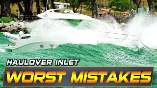 BIGGEST MISTAKES 2022 HAULOVER INLET  BOAT FAILS COMPILATION  BOAT ZONE [upl. by Enerahs]