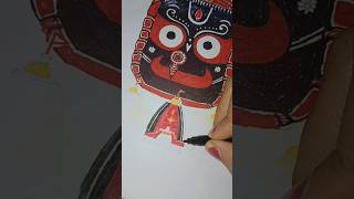 Jay Jagannath drawing 🙏🌸 kaliathakura jayjagannath puri maalaxmi radharani durgamaa jay maa [upl. by Adham]