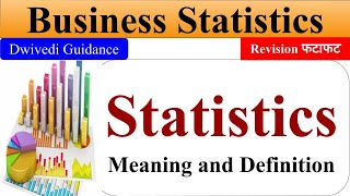 Statistics  Meaning and Definition Business statistics business statistics and analytics mbabba [upl. by Eveneg]