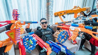 LTT Nerf War  SEAL X Warriors Nerf Guns Fight Crime Group DrLee MEGA Guns That Changed Everything [upl. by Golding]