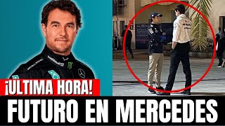 ¡REVELADO CHECO PÉREZ VISTO EN LA SEDE DE MERCEDES PARA SER NUEVO PILOTO [upl. by Hajidak]