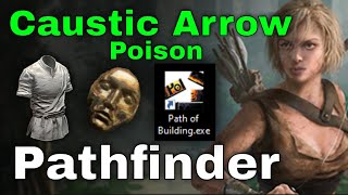 1 Divine Caustic Arrow Poison Pathfinder Leveling Guide 323 PoE [upl. by Elaweda893]