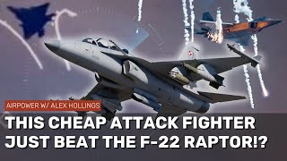 The F22 just lost a dogfight to a cheap ATTACK jet [upl. by Belen]