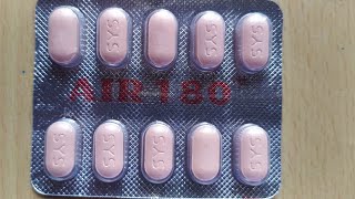 Fexofenadine Hydrochloride 180 mg tablets  Air 180 tablets [upl. by Ardnoet118]