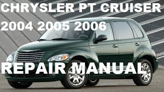 Chrysler PT Cruiser 2004 2005 2006 repair manual [upl. by Thornie947]