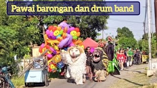 Ada Pawai Barongan Dan Juga Drum Band di Depan Rumah [upl. by Caldeira]